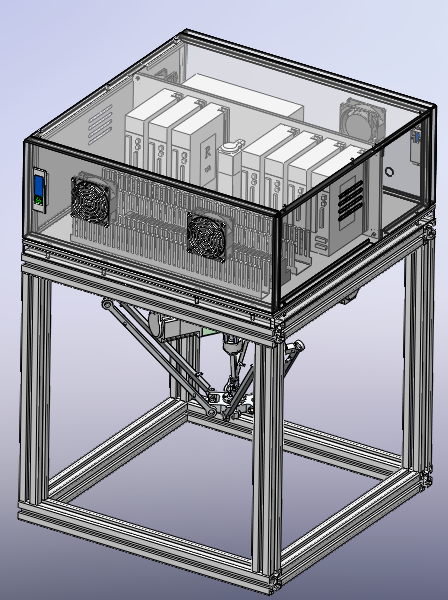 小型蜘蛛手（sw18可编辑+工程图+bom+电气）